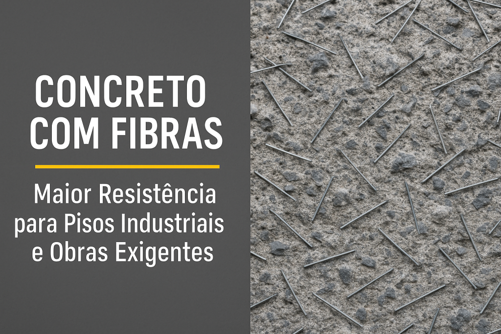 Concreto com Fibras: Maior Resistência para Pisos Industriais e Obras Exigentes