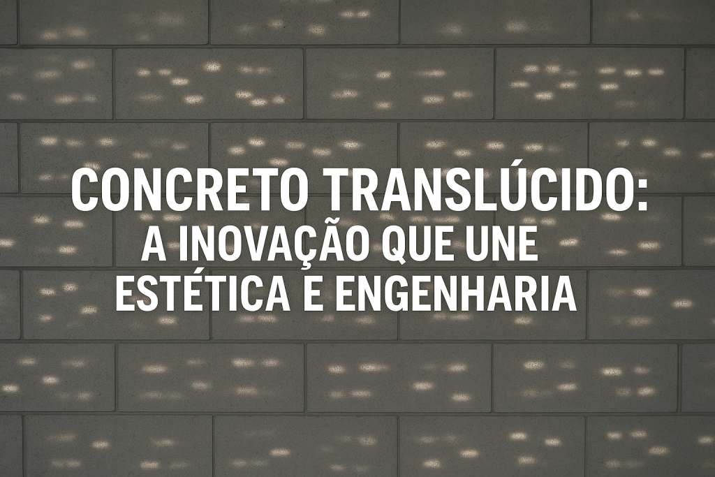 Concreto Translúcido: A Inovação que Une Estética e Engenharia